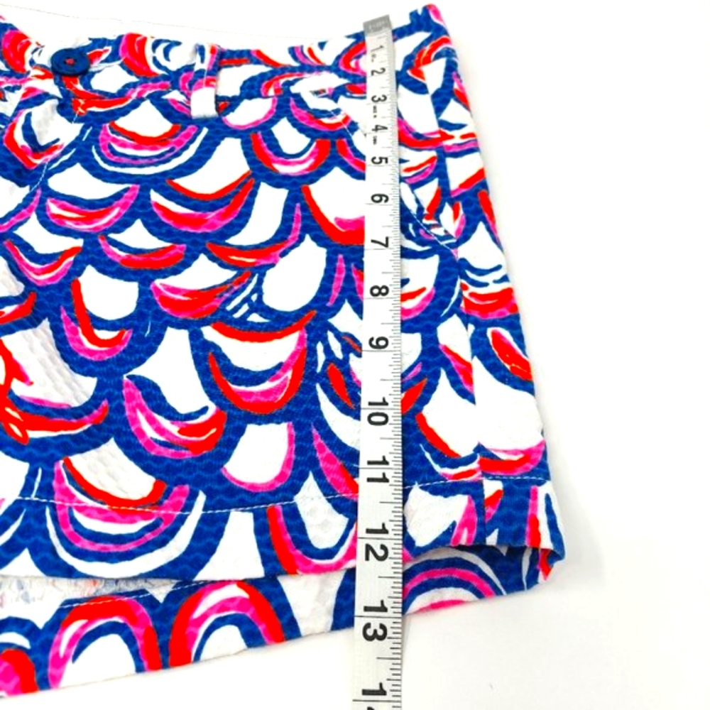 Lilly Pulitzer Colorful Patterned Shorts - Red, Pink, Blue - Picture 5 of 11